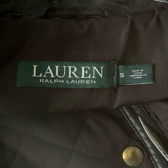 Lauren Ralph Lauren Diamond-Quilted Black Jacket Coat Size SM - Picture 11 of 13